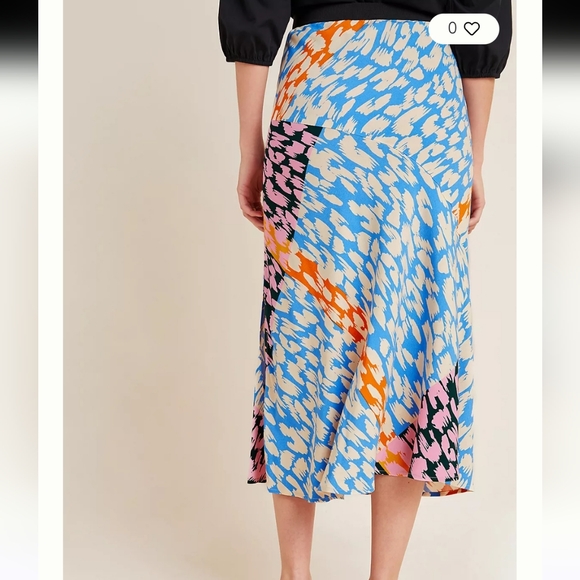 COREY LYNN CALTER ANTHROPOLOGIE  Bias Midi Skirt - Picture 8 of 10